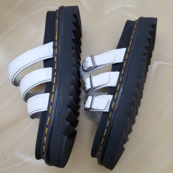 Dr. Martens White and Black Sandals - Picture 10 of 16